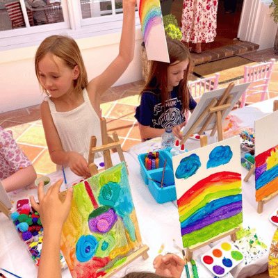 Kids painting party entertainment sydney