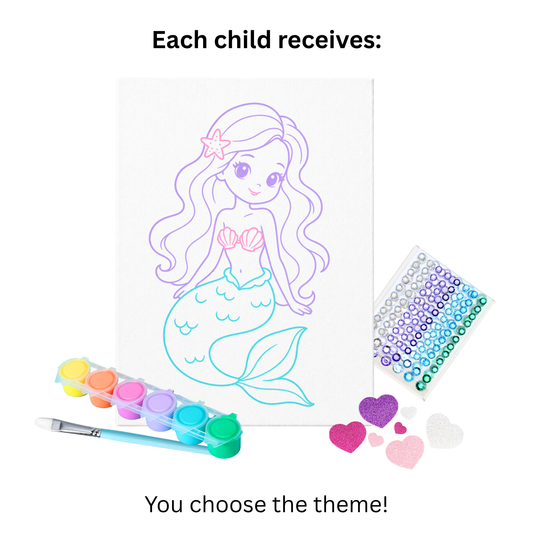 Canvas Painting Party Kits - Choose Your Theme!